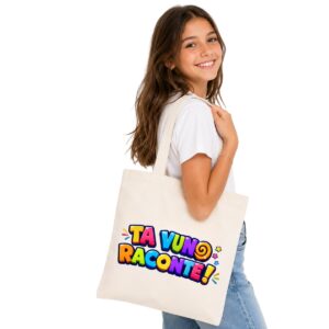 Tote Bag TA VUNO RACONTE! – VERSION LOGO