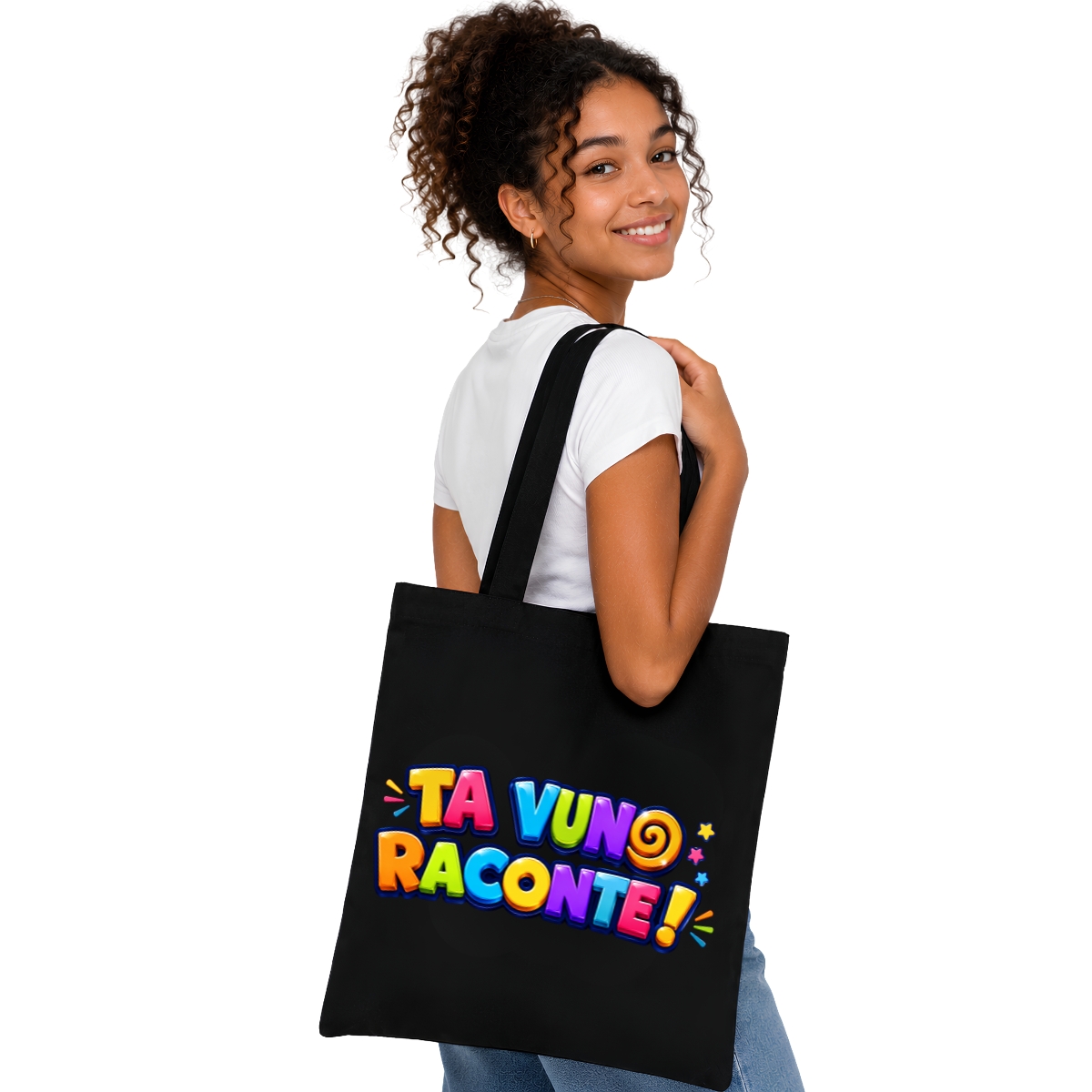 Tote Bag TA VUNO RACONTE! – VERSION LOGO – Image 2
