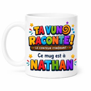 Mug Anniversaire – TA VUNO RACONTE!